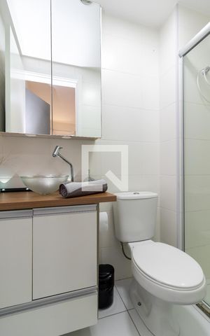 Apartamento para alugar com 30m², 1 quarto e sem vagaBanheiro da Suíte