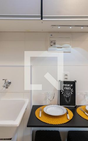 Apartamento para alugar com 30m², 1 quarto e sem vagaCozinha e Área de Serviço