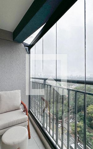 Apartamento para alugar com 33m², 1 quarto e sem vagaSacada Sala