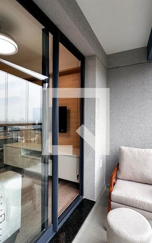 Apartamento para alugar com 33m², 1 quarto e sem vagaSacada Sala