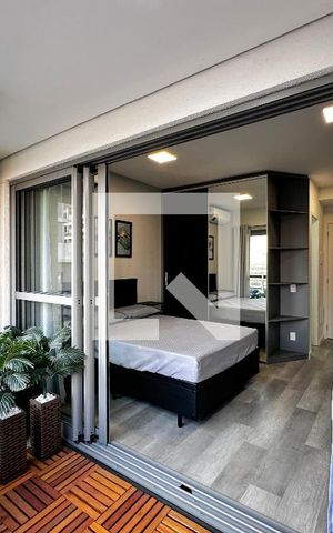 Studio para alugar com 25m², 1 quarto e sem vagaSacada