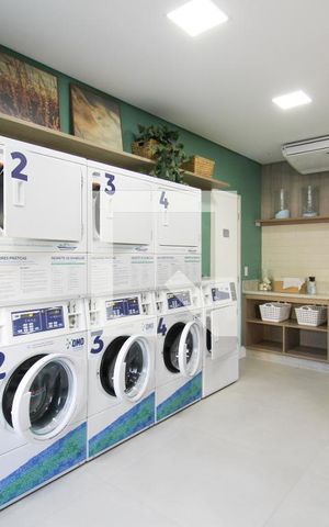 Studio à venda com 26m², 1 quarto e sem vagaLavanderia