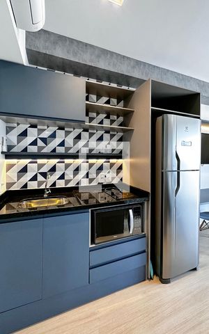 Studio à venda com 28m², 1 quarto e sem vagaCozinha