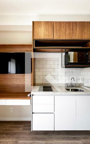 Studio à venda com 29m², 1 quarto e sem vagaCozinha