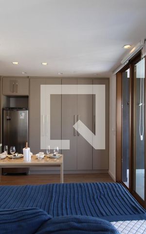 Studio para alugar com 29m², 1 quarto e sem vagaSala/Quarto