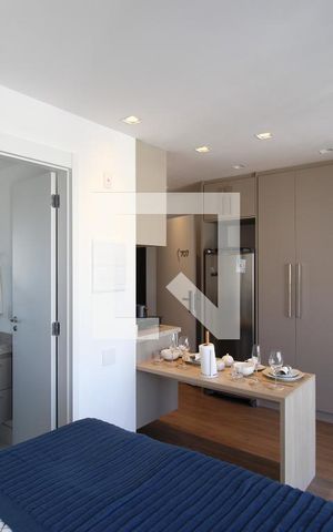 Studio para alugar com 29m², 1 quarto e sem vagaSala/Quarto