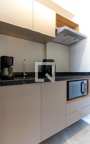 Apartamento à venda com 27m², 1 quarto e sem vaga Apartamento à venda com 27m², 1 quarto e sem vagaStudio Cozinha
