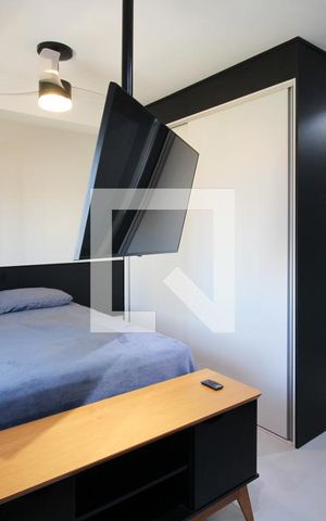 Studio para alugar com 24m², 1 quarto e sem vaga Studio para alugar com 24m², 1 quarto e sem vagaSala
