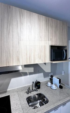 Studio à venda com 40m², 1 quarto e sem vagaCozinha