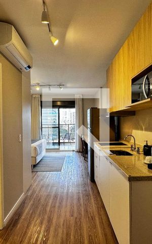 Studio à venda com 40m², 1 quarto e sem vagaCozinha