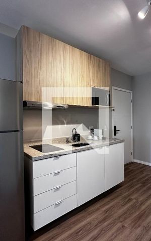 Studio à venda com 40m², 1 quarto e sem vagaCozinha