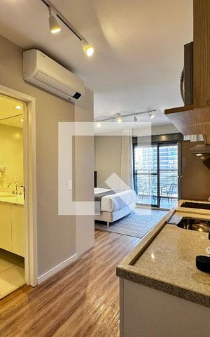 Studio à venda com 40m², 1 quarto e sem vagaCozinha