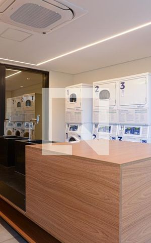Studio para alugar com 22m², 1 quarto e sem vaga Studio para alugar com 22m², 1 quarto e sem vagaLavanderia