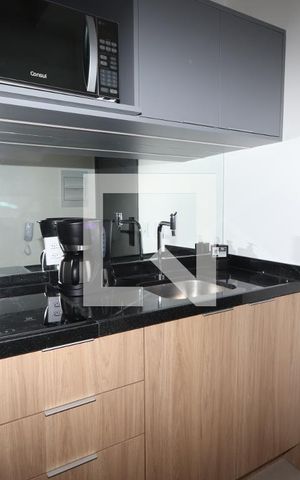 Apartamento para alugar com 20m², 1 quarto e sem vagaStudio - ambiente cozinha
