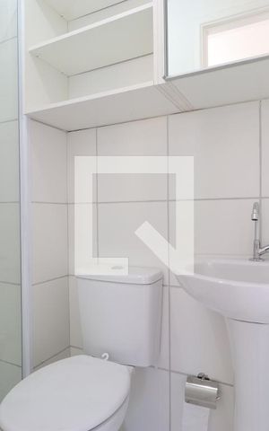 Apartamento à venda com 37m², 2 quartos e sem vagaBanheiro