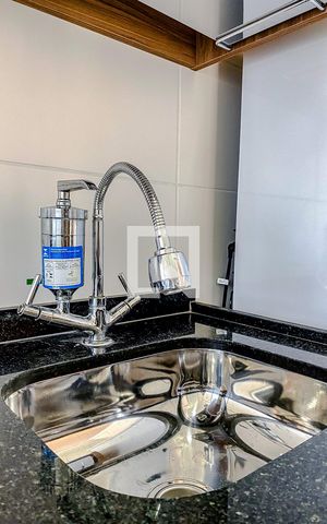Studio à venda com 27m², 1 quarto e sem vagaCozinha