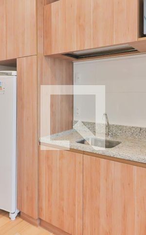 Studio para alugar com 25m², 1 quarto e sem vaga Studio para alugar com 25m², 1 quarto e sem vagaStudio - Quarto e Cozinha