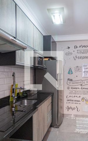 Apartamento à venda com 57m², 2 quartos e 1 vagaCozinha e área de serviço