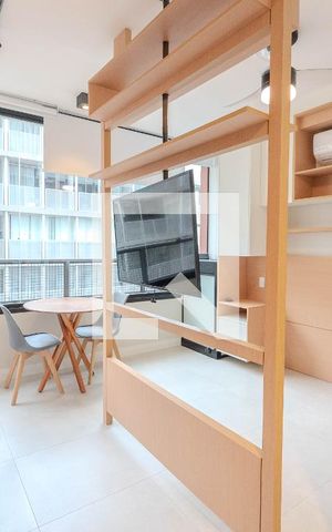 Apartamento à venda com 25m², 1 quarto e sem vaga Apartamento à venda com 25m², 1 quarto e sem vagaStudio