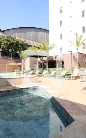 Apartamento à venda com 37m², 2 quartos e sem vagaÁrea comum - Piscina