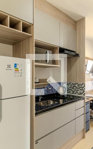 Studio para alugar com 25m², 1 quarto e sem vagaCozinha