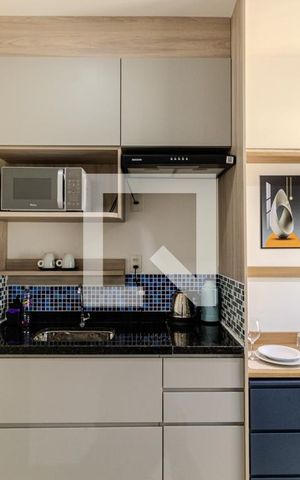 Studio para alugar com 25m², 1 quarto e sem vagaCozinha