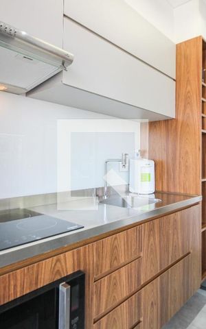 Studio para alugar com 35m², 1 quarto e 1 vaga Studio para alugar com 35m², 1 quarto e 1 vagaCozinha