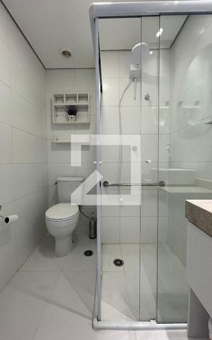 Studio para alugar com 25m², 1 quarto e sem vaga Studio para alugar com 25m², 1 quarto e sem vagaBanheiro