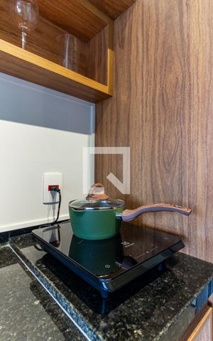 Studio para alugar com 25m², 1 quarto e sem vaga Studio para alugar com 25m², 1 quarto e sem vagaCozinha