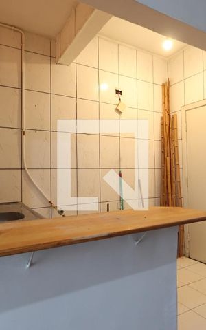 Studio à venda com 35m², 1 quarto e sem vagaCozinha