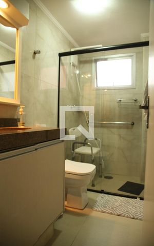 Apartamento para alugar com 58m², 2 quartos e 2 vagasBanheiro