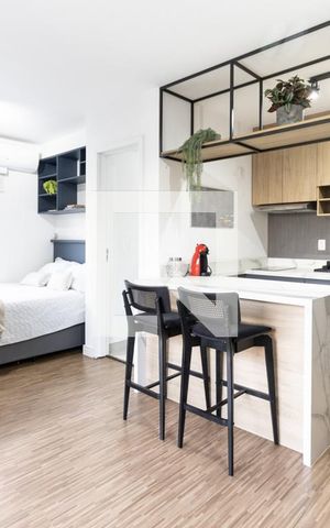 Studio para alugar com 32m², 1 quarto e 1 vaga Studio para alugar com 32m², 1 quarto e 1 vagaStudio