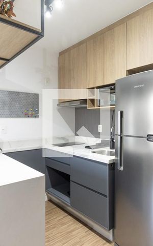 Studio para alugar com 32m², 1 quarto e 1 vaga Studio para alugar com 32m², 1 quarto e 1 vagaCozinha