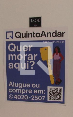 Apartamento para alugar com 24m², 1 quarto e sem vagaPlaca
