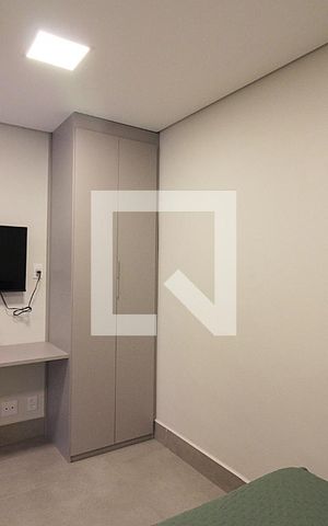 Studio para alugar com 26m², 1 quarto e sem vagaQuarto