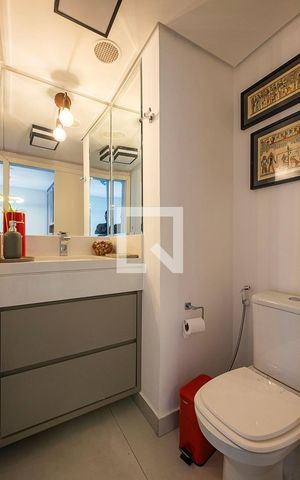 Apartamento à venda com 63m², 1 quarto e 1 vaga Apartamento à venda com 63m², 1 quarto e 1 vagaLavabo