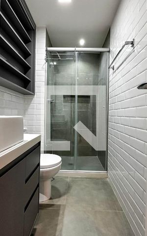 Apartamento à venda com 55m², 1 quarto e 1 vagaBanheiro