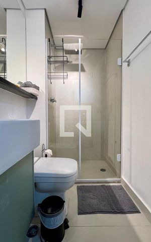 Studio à venda com 28m², 1 quarto e sem vaga Studio à venda com 28m², 1 quarto e sem vagaBanheiro