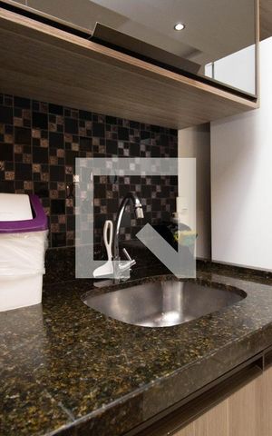 Apartamento à venda com 40m², 1 quarto e sem vaga Apartamento à venda com 40m², 1 quarto e sem vagaCozinha e Área de Serviço