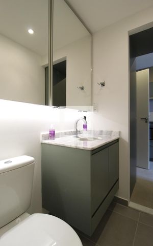 Studio para alugar com 27m², 1 quarto e sem vagaBanheiro
