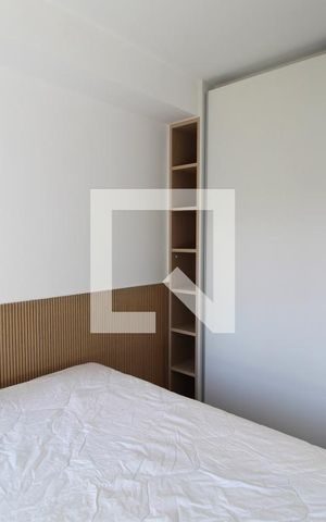 Studio para alugar com 27m², 1 quarto e sem vagaQuarto
