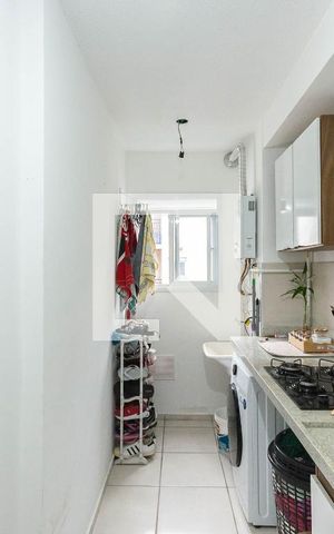 Apartamento à venda com 45m², 2 quartos e 1 vagaCozinha e Área de Serviço