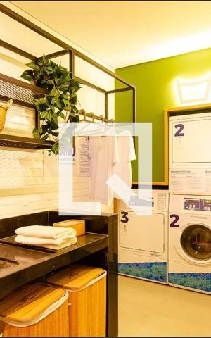 Studio para alugar com 32m², 0 quarto e sem vaga Studio para alugar com 32m², 0 quarto e sem vagaLavanderia