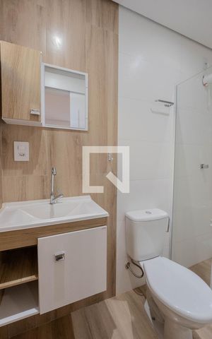 Studio para alugar com 16m², 1 quarto e sem vaga Studio para alugar com 16m², 1 quarto e sem vagaBanheiro