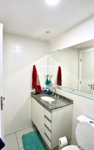 Apartamento à venda com 65m², 2 quartos e 1 vaga Apartamento à venda com 65m², 2 quartos e 1 vagaBanheiro do Quarto 2