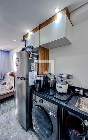 Apartamento à venda com 24m², 1 quarto e sem vagaCozinha e Área de Serviço