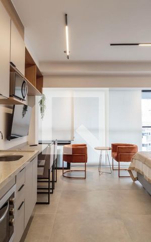 Studio para alugar com 29m², 1 quarto e sem vagaSala/Quarto