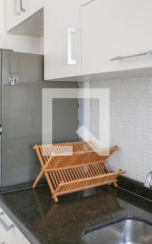 Studio para alugar com 43m², 1 quarto e 1 vaga Studio para alugar com 43m², 1 quarto e 1 vagaCozinha e Área de Serviço