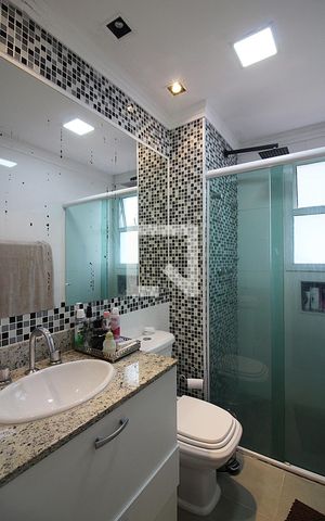 Apartamento à venda com 107m², 3 quartos e 2 vagasQuarto 1 - Suíte Banheiro