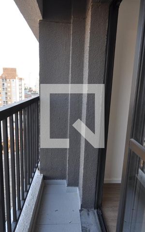 Apartamento à venda com 27m², 1 quarto e sem vagaSacada da Sala